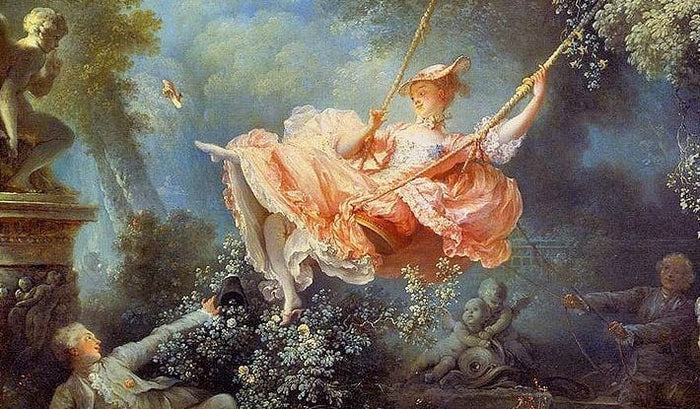 Jean-Honoré Fragonard, “The Swing,” c. 1767.