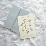 Luxury Spring Wildflowers Card