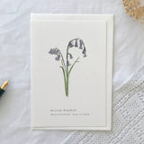 British Bluebell Illustration Spring Card